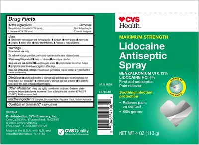 Image (Cvs Lidocaine Antiseptic Spray)